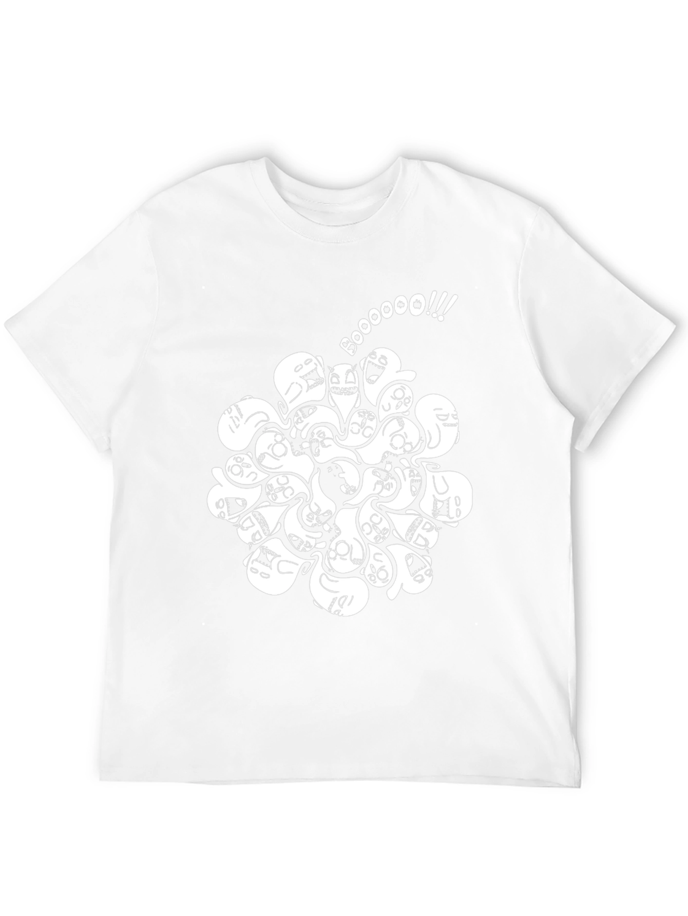 Boo! Spooky Ghost T-Shirt - Halloween Apparel