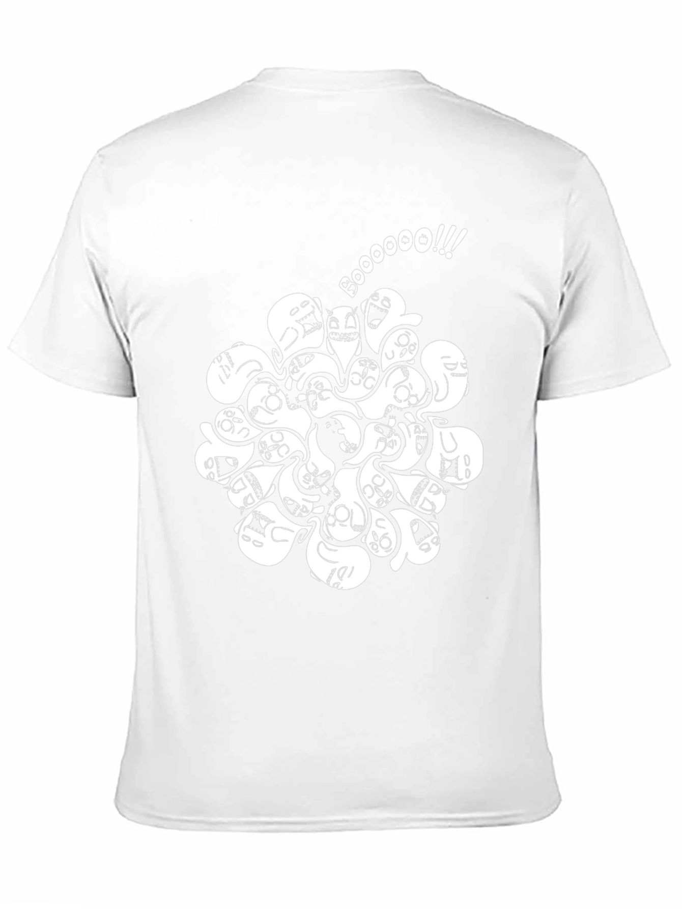 Boo! Spooky Ghost T-Shirt - Halloween Apparel