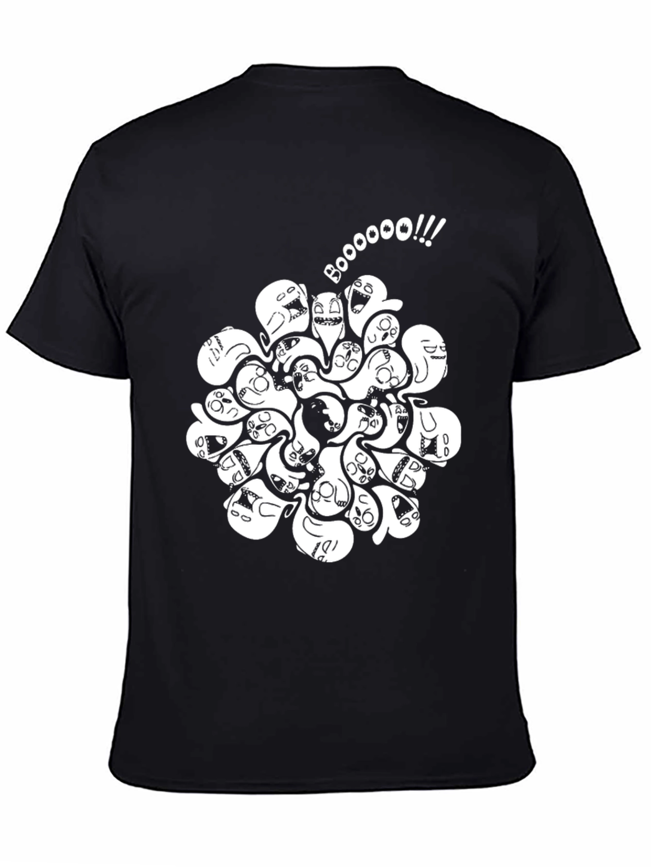 Boo! Spooky Ghost T-Shirt - Halloween Apparel