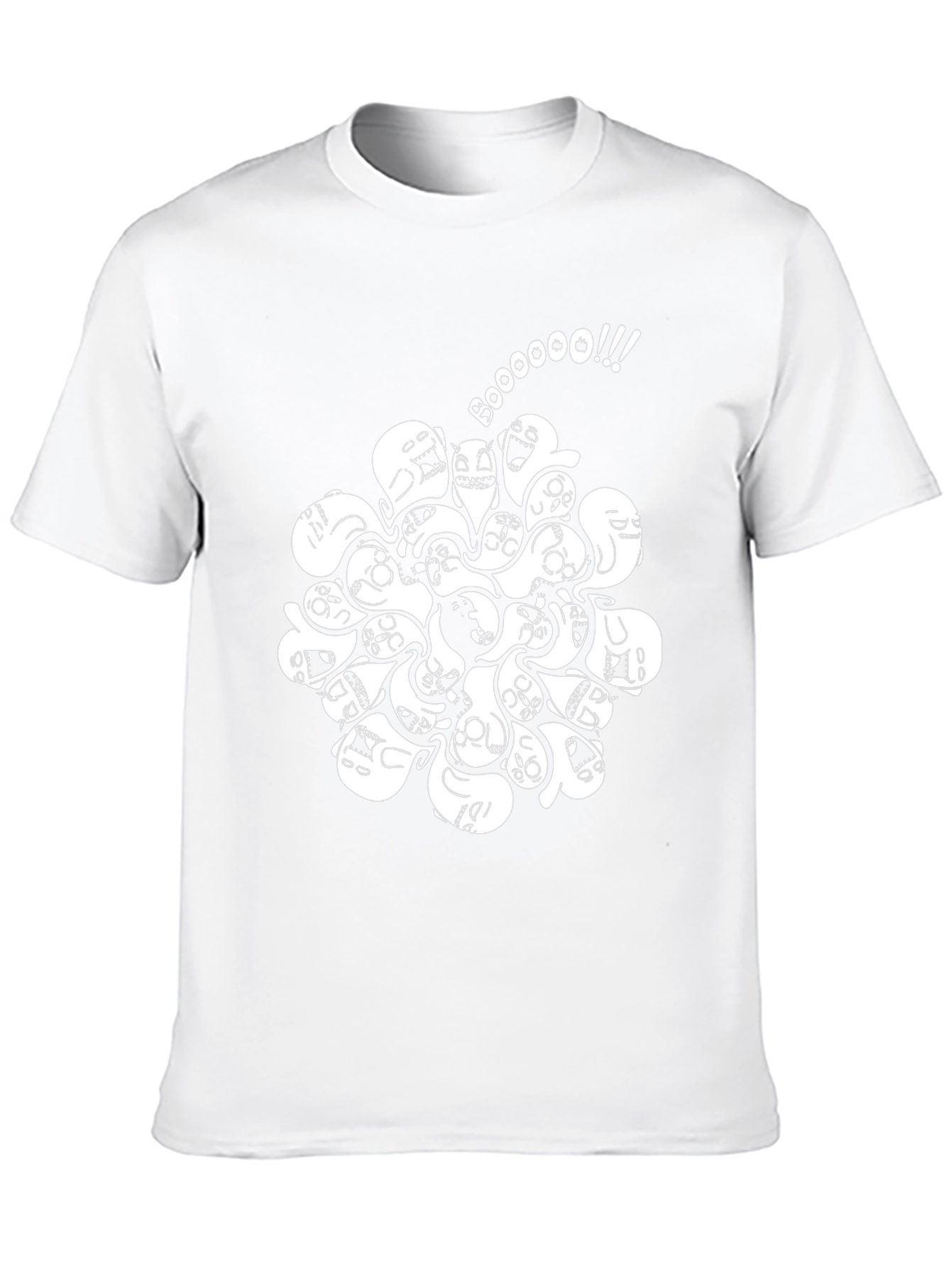 Boo! Spooky Ghost T-Shirt - Halloween Apparel