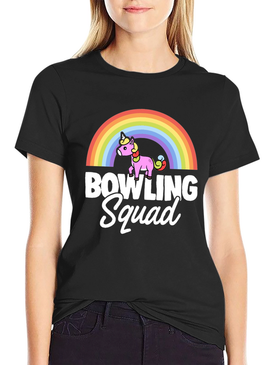 Unicorn Bowling Squad Graphic Tee