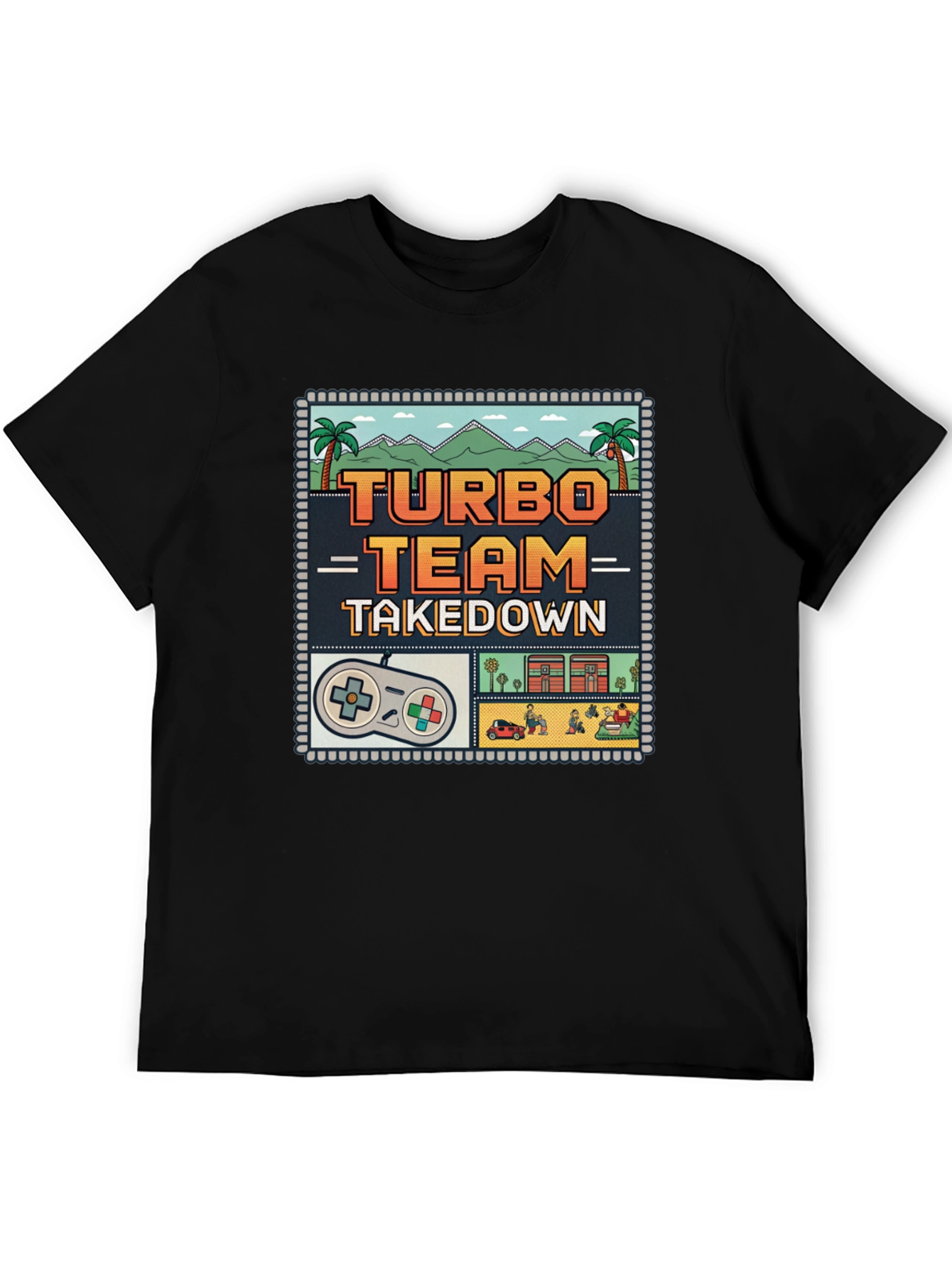 Turbo Team Takedown Gaming T-Shirt