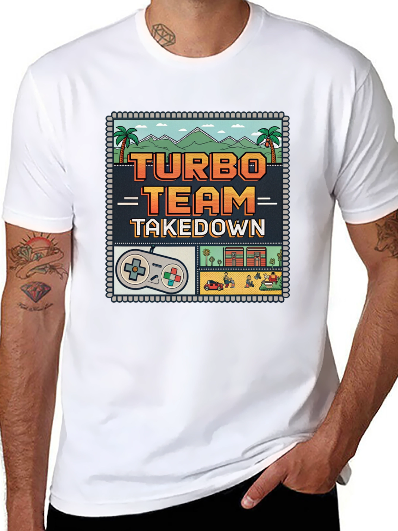 Turbo Team Takedown Gaming T-Shirt