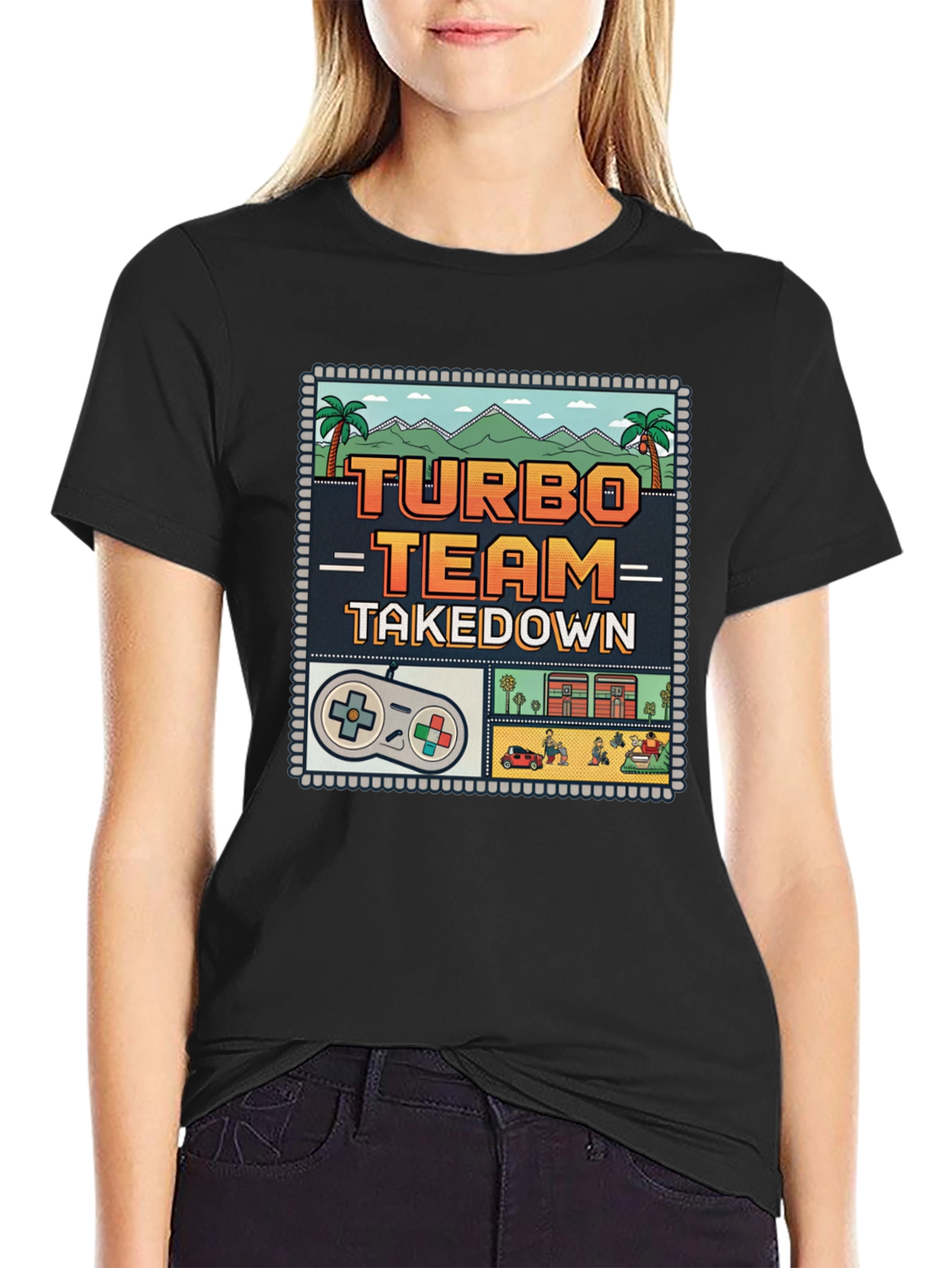 Turbo Team Takedown Gaming T-Shirt
