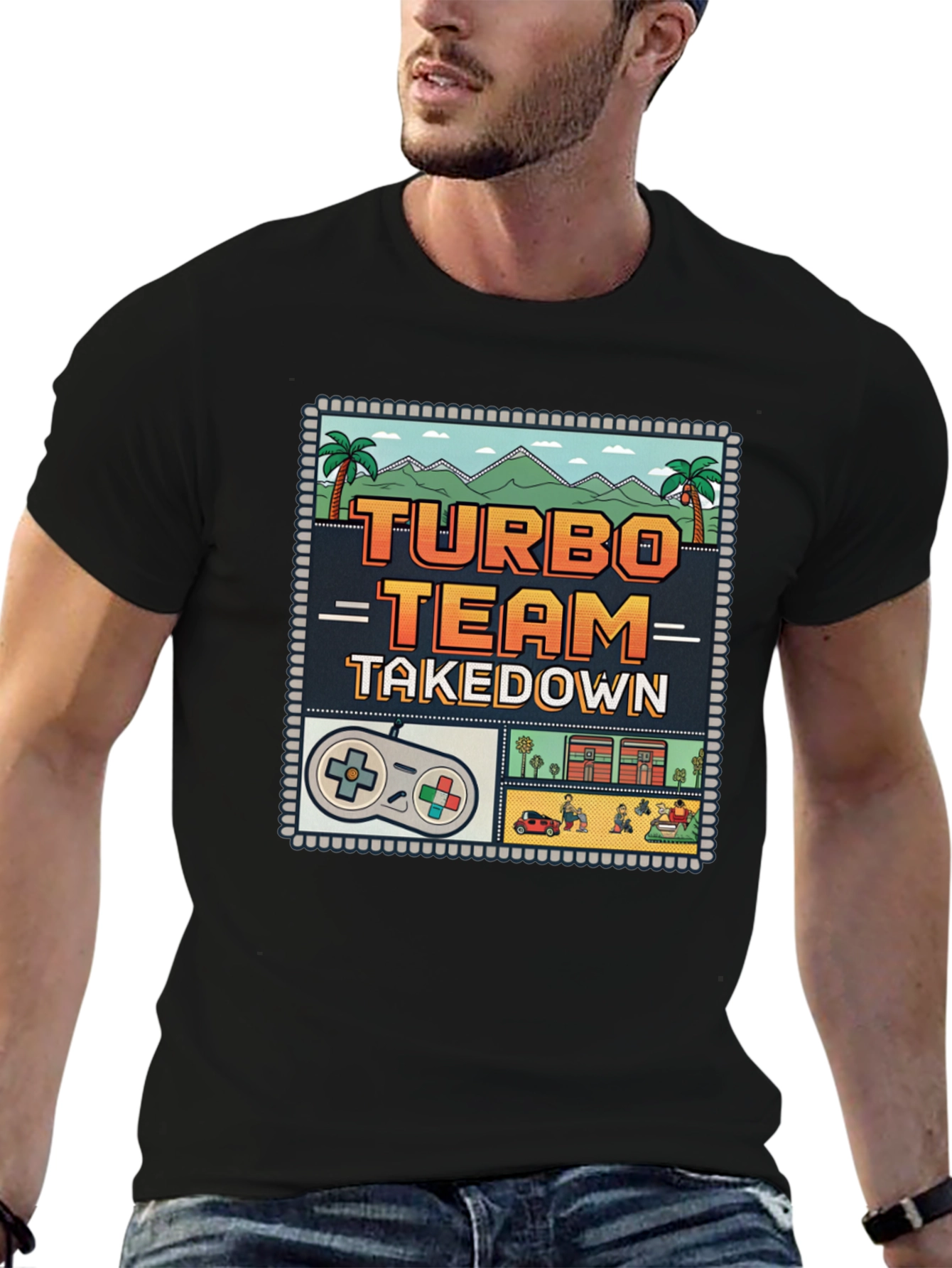 Turbo Team Takedown Gaming T-Shirt
