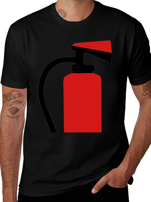 Fire Extinguisher Graphic Tee - Safety First Style