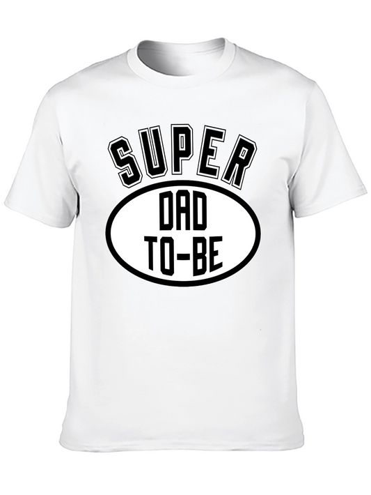 Super Dad To-Be Black T-Shirt