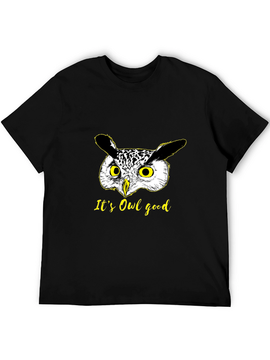 Funny Owl Graphic T-Shirt - Its Owl Good!