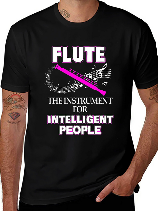 Flute Intelligent People T-Shirt Music Gift