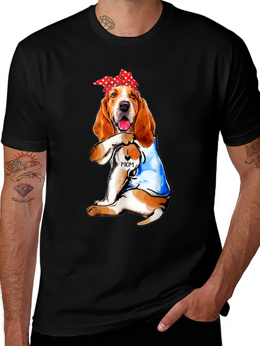 Dog Mom Graphic T-Shirt