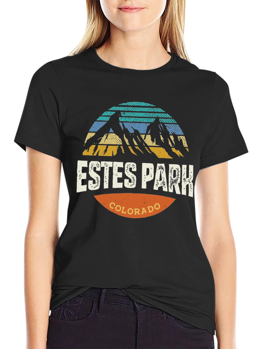 Estes Park Colorado Retro Graphic T-Shirt