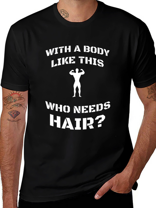 Funny Baldness Gym Workout T-Shirt