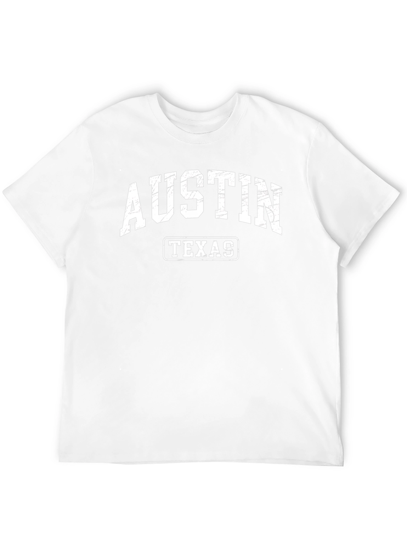 Austin Texas Graphic T-Shirt - Retro Style Black