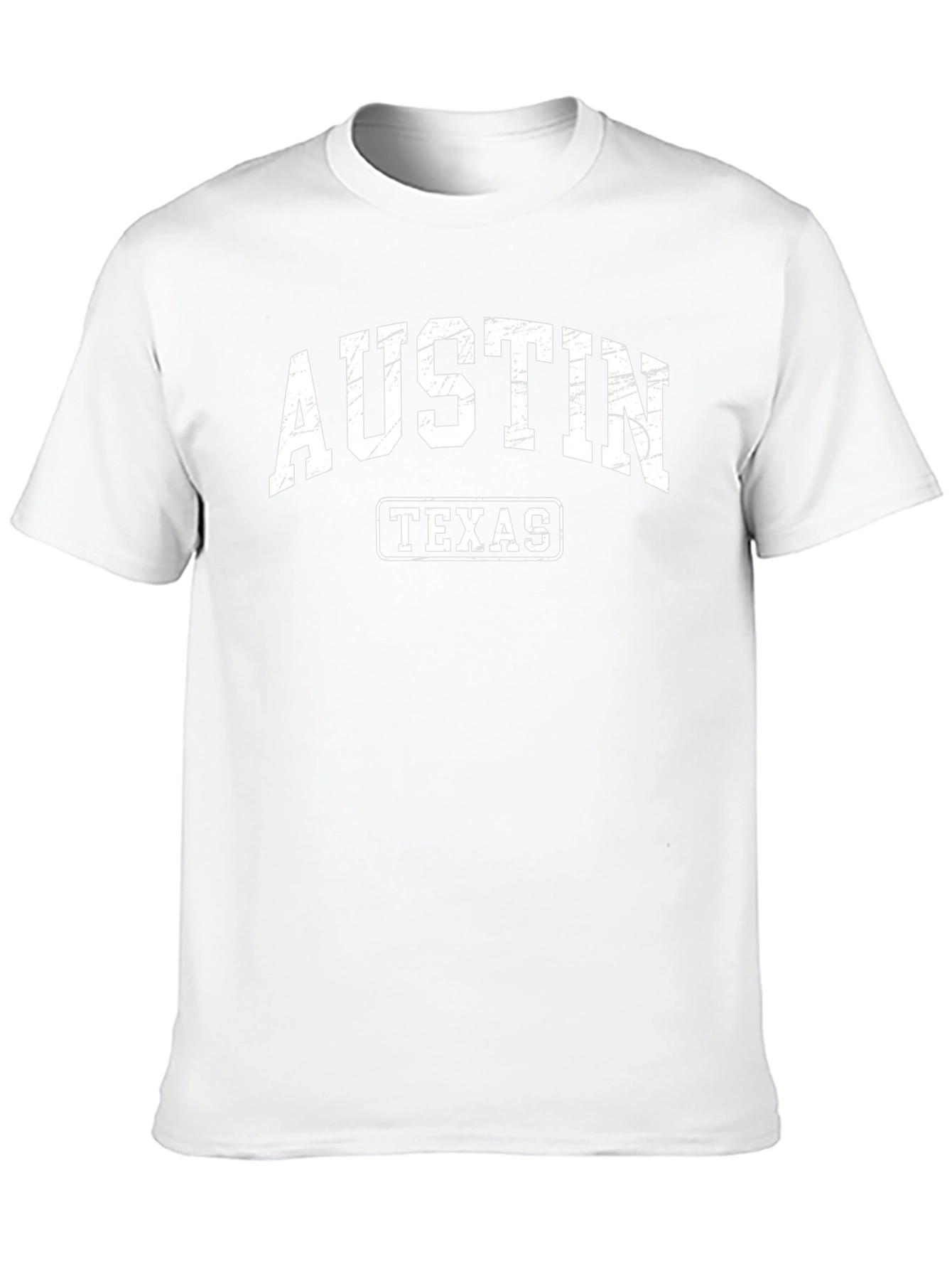 Austin Texas Graphic T-Shirt - Retro Style Black