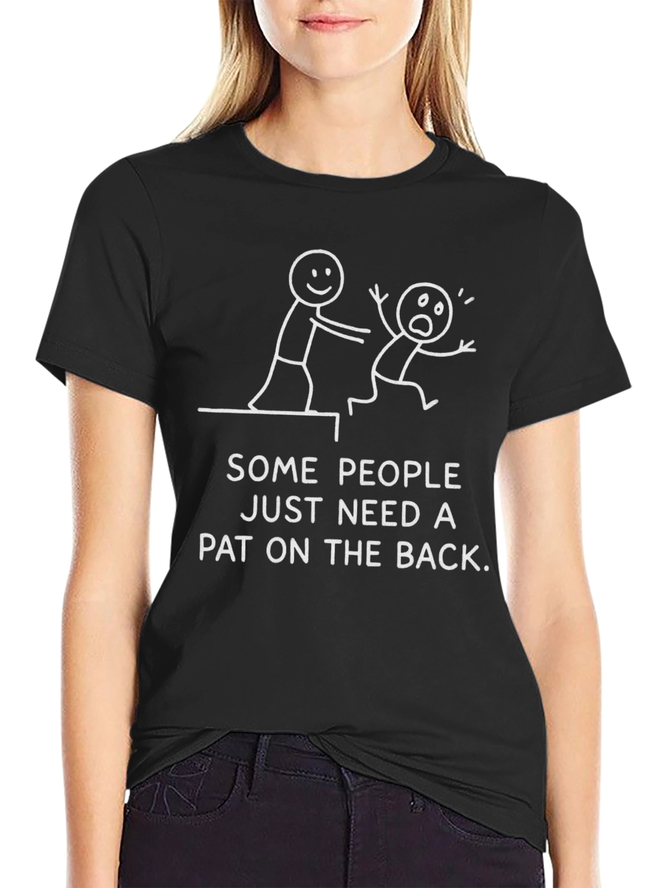 Funny Pat on the Back Graphic T-Shirt