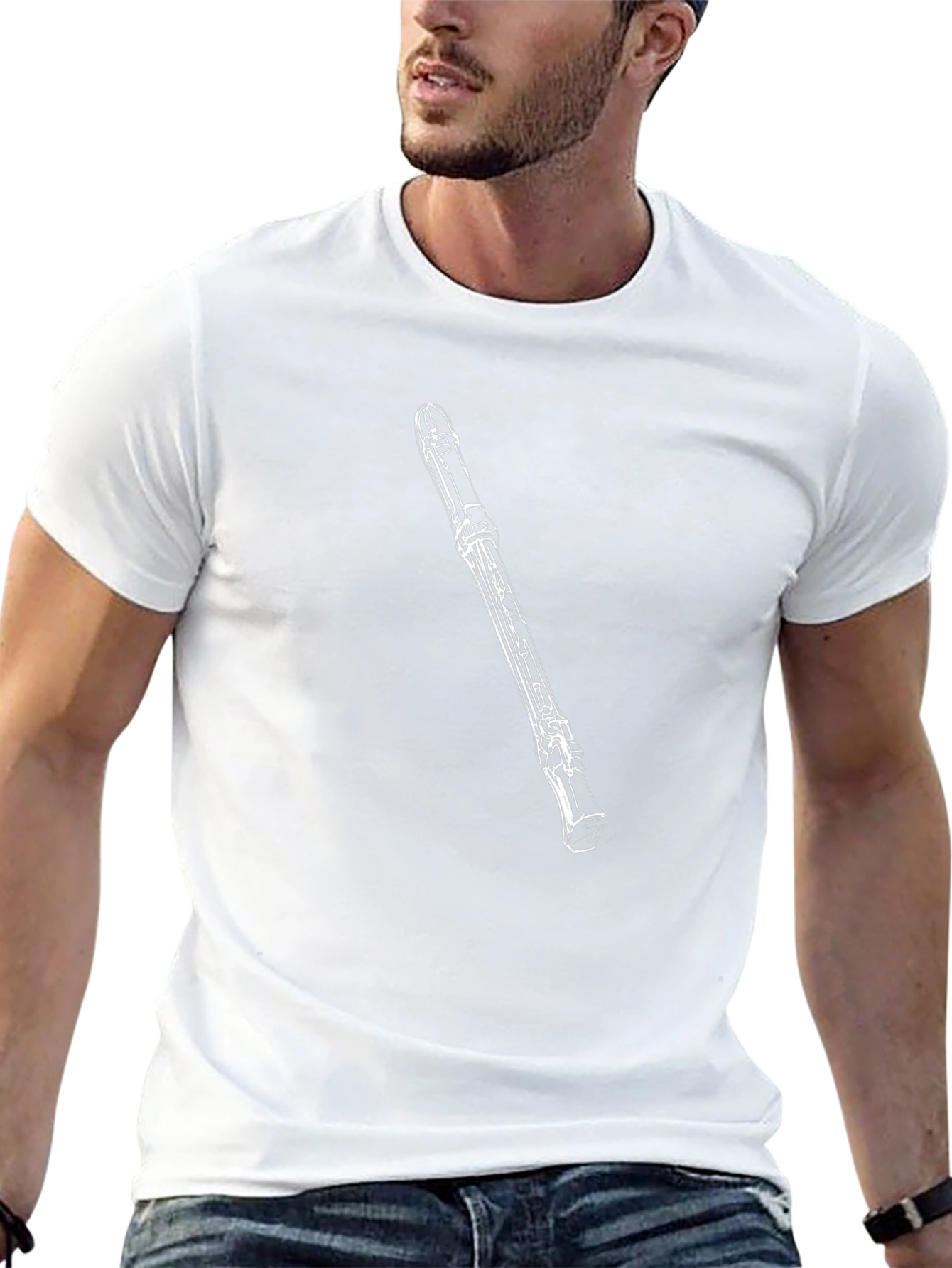 Musical Clarinet T-Shirt - Black Tee
