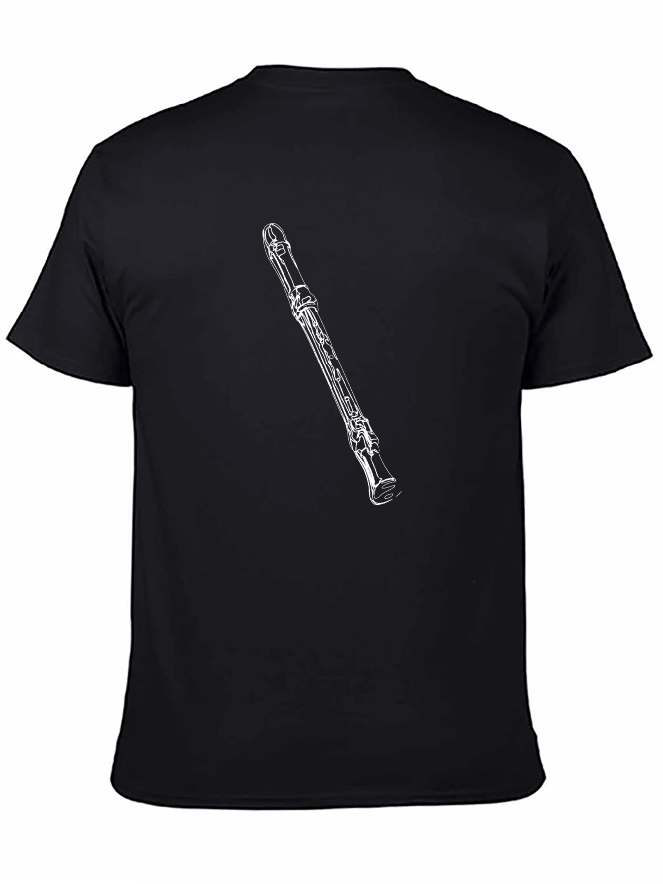 Musical Clarinet T-Shirt - Black Tee