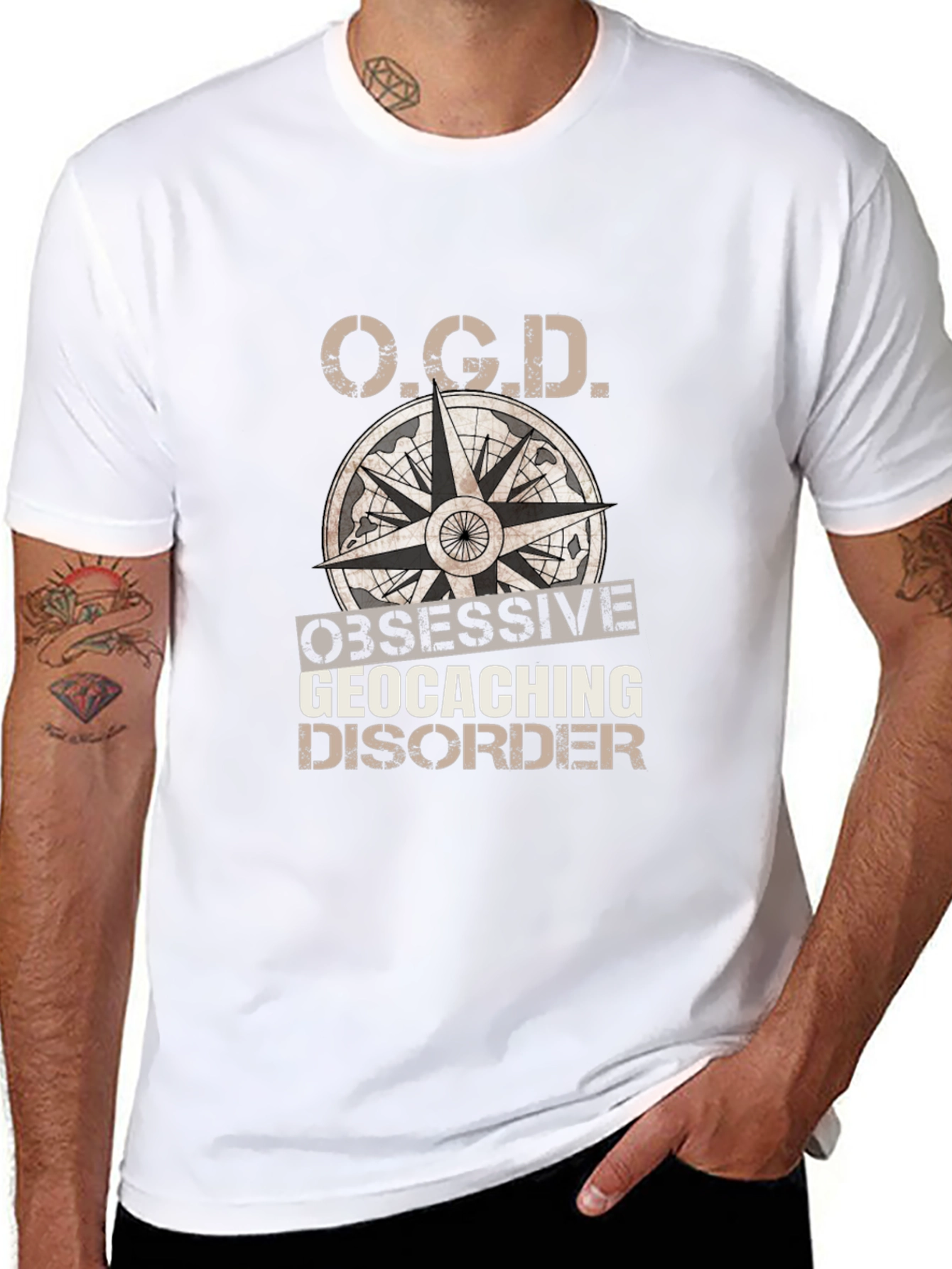 OCD Obsessive Geocaching Disorder T-Shirt