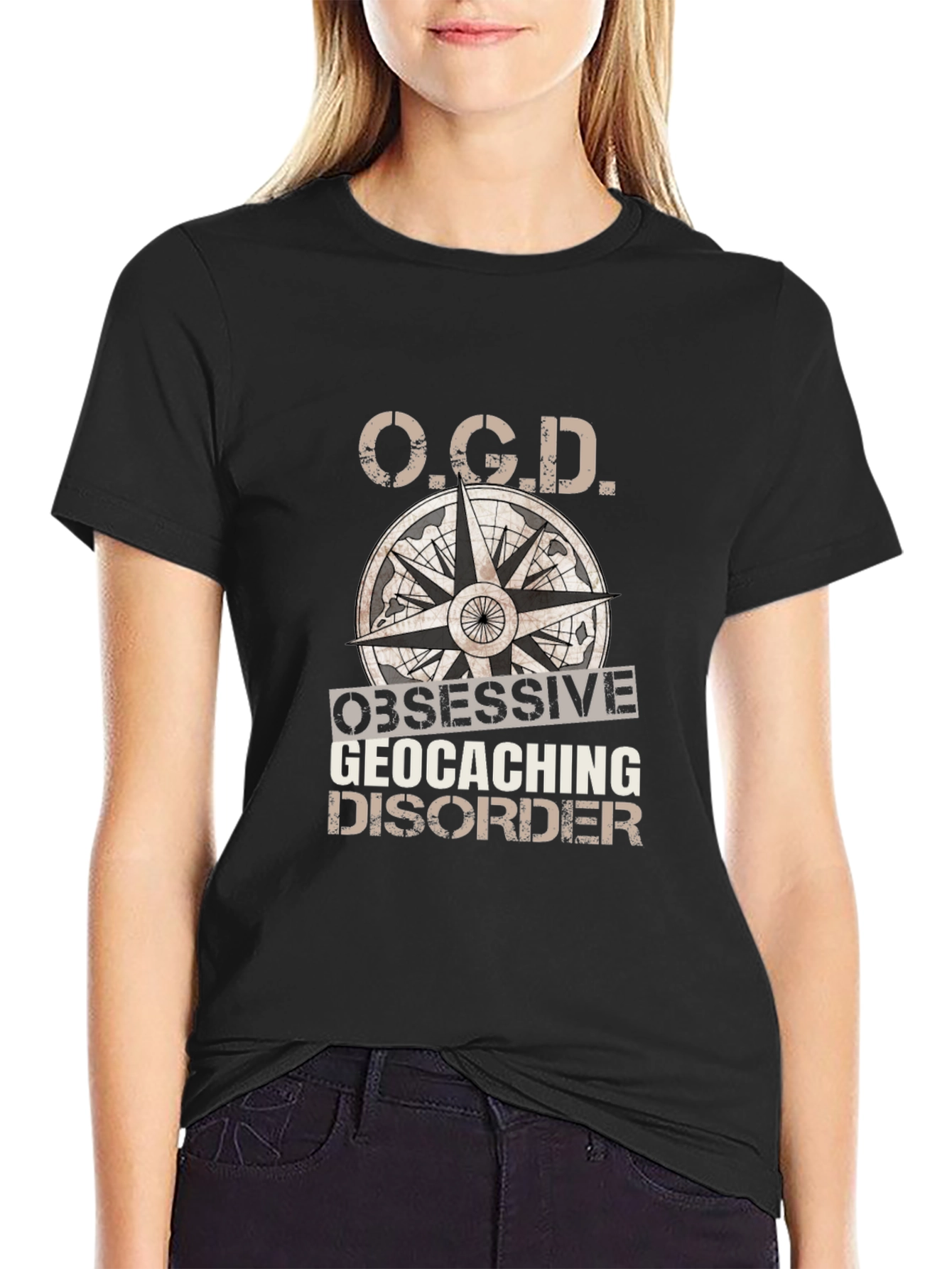 OCD Obsessive Geocaching Disorder T-Shirt