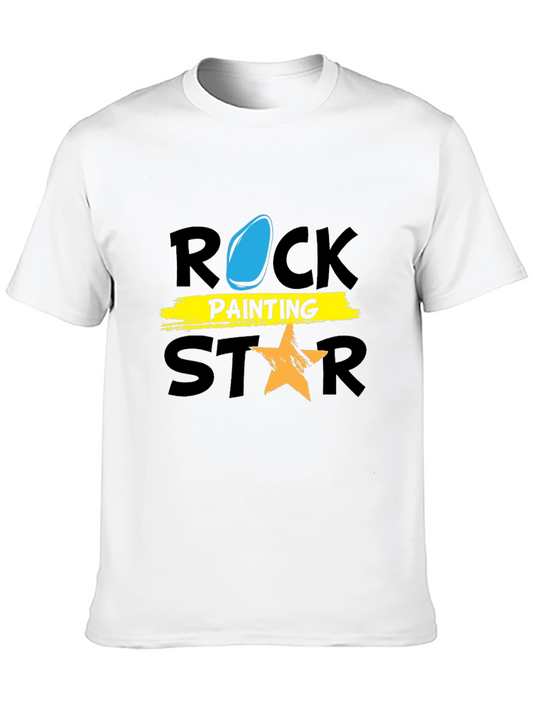 Rock Painting Star T-Shirt - Creative Design