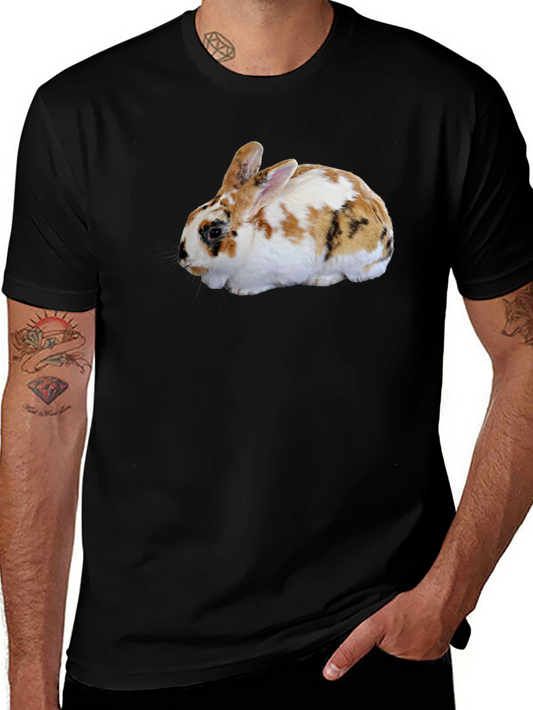 Rabbit Graphic Tee - Cute Pet T-Shirt