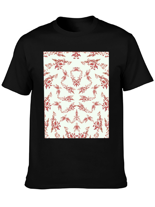 Artistic Floral Pattern T-Shirt