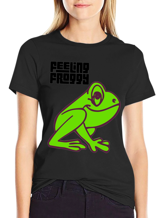 Feeling Froggy Tee - Fun Graphic T-Shirt