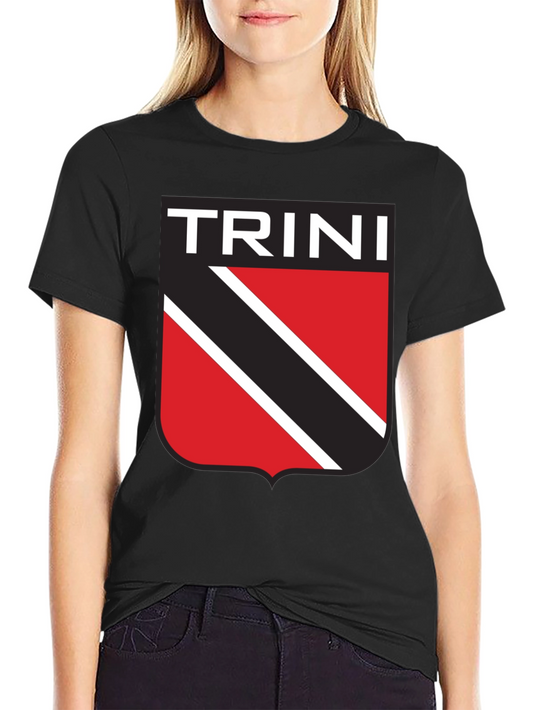Trinidad & Tobago Flag T-Shirt - Black Graphic Tee