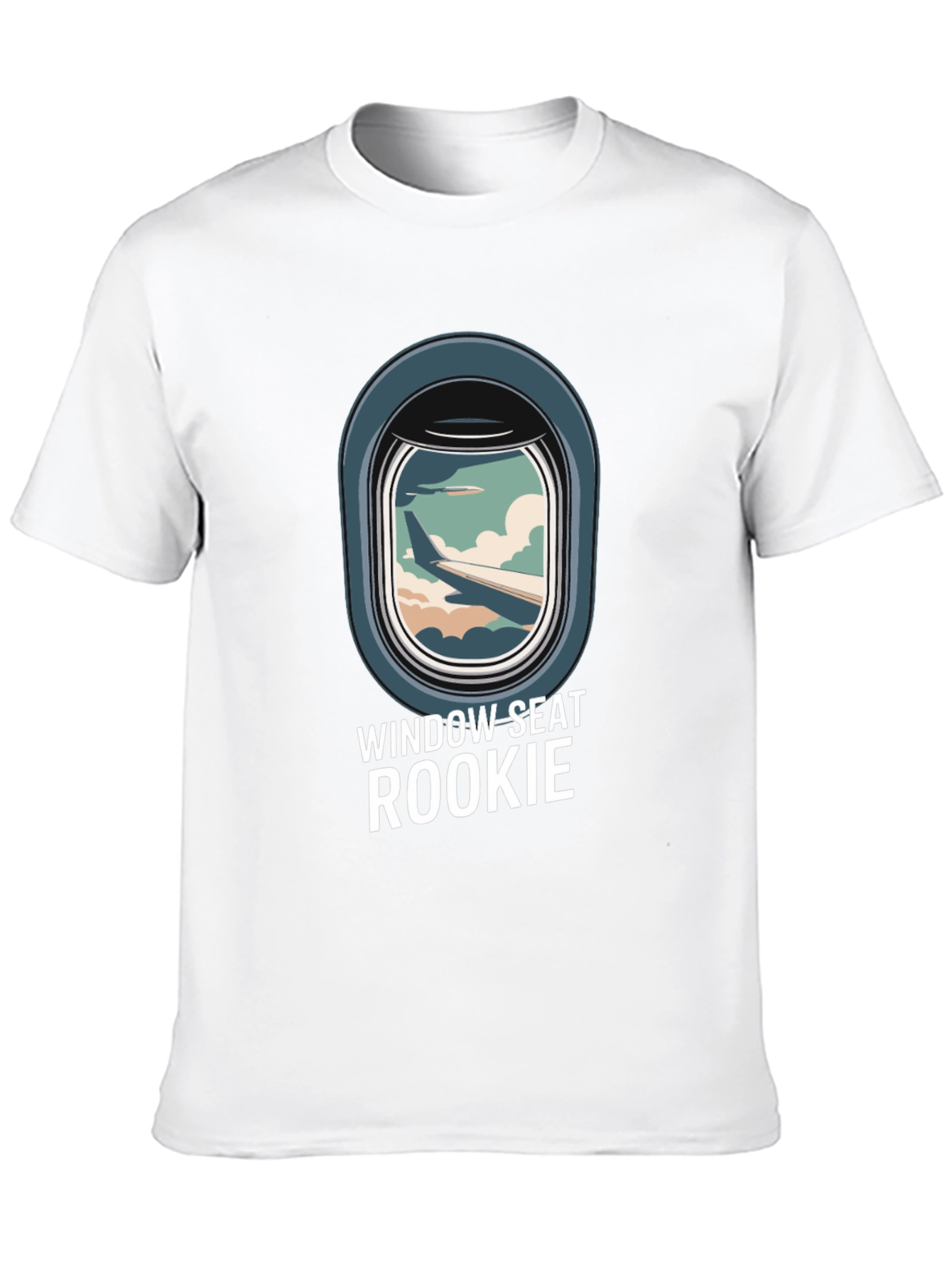 Window Seat Rookie Black T-Shirt