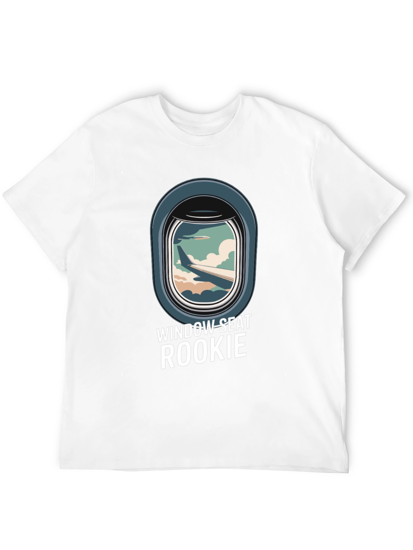 Window Seat Rookie Black T-Shirt