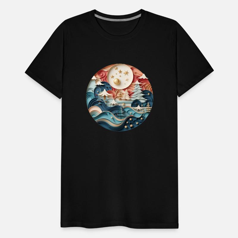 3D christmas sticker circle