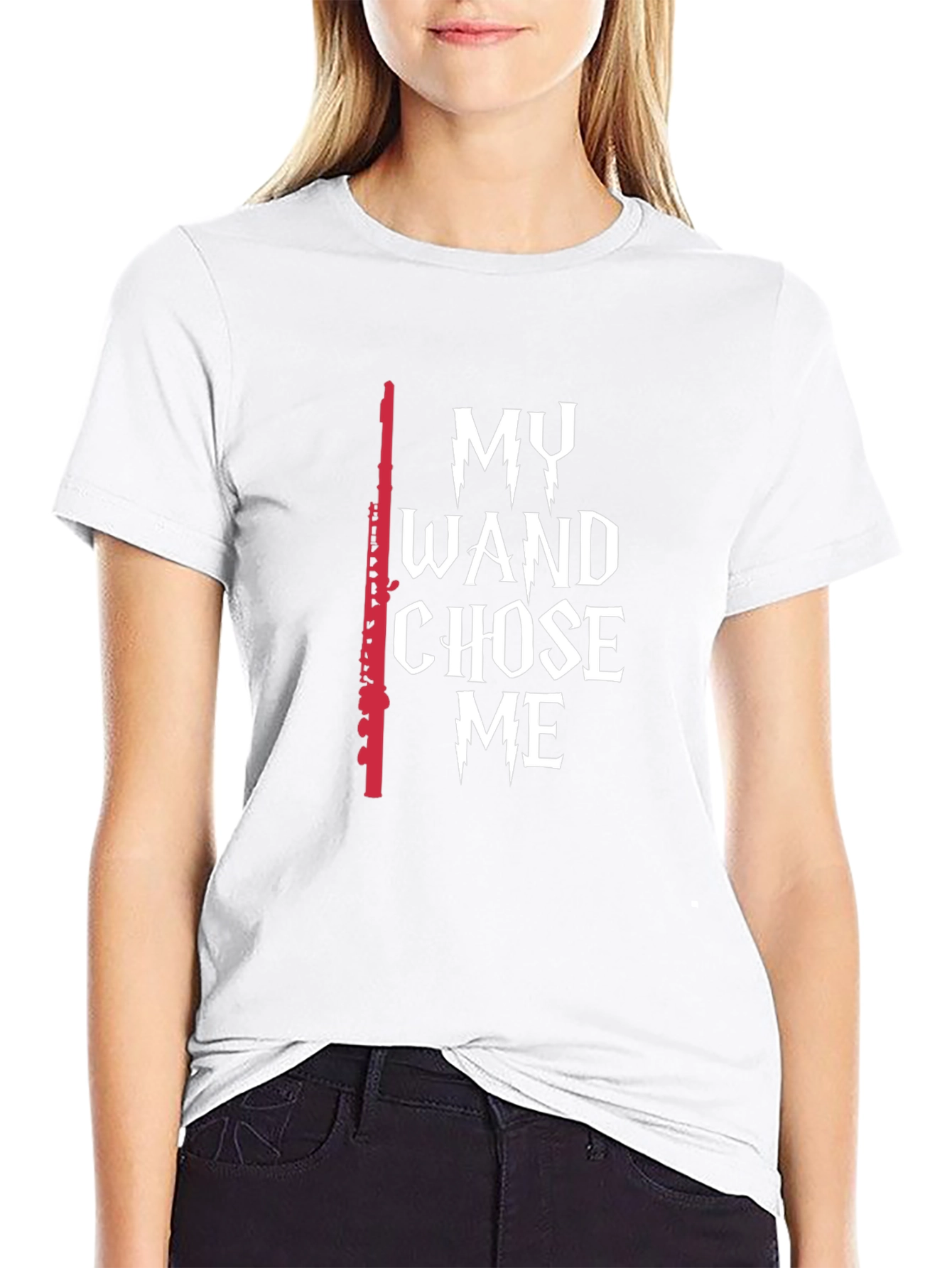 Wizard Wand T-Shirt - My Wand Chose Me