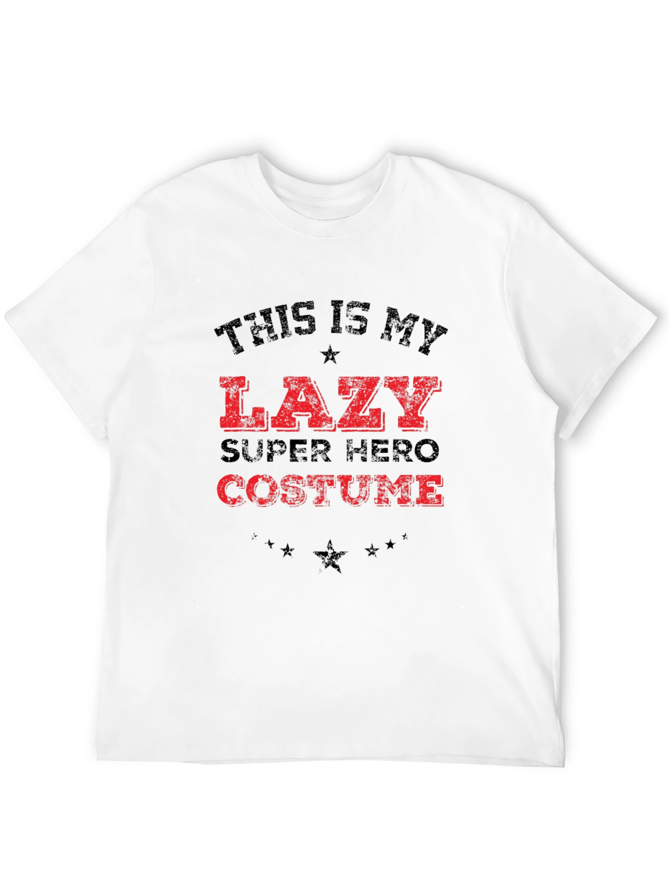 Lazy Superhero Costume T-Shirt