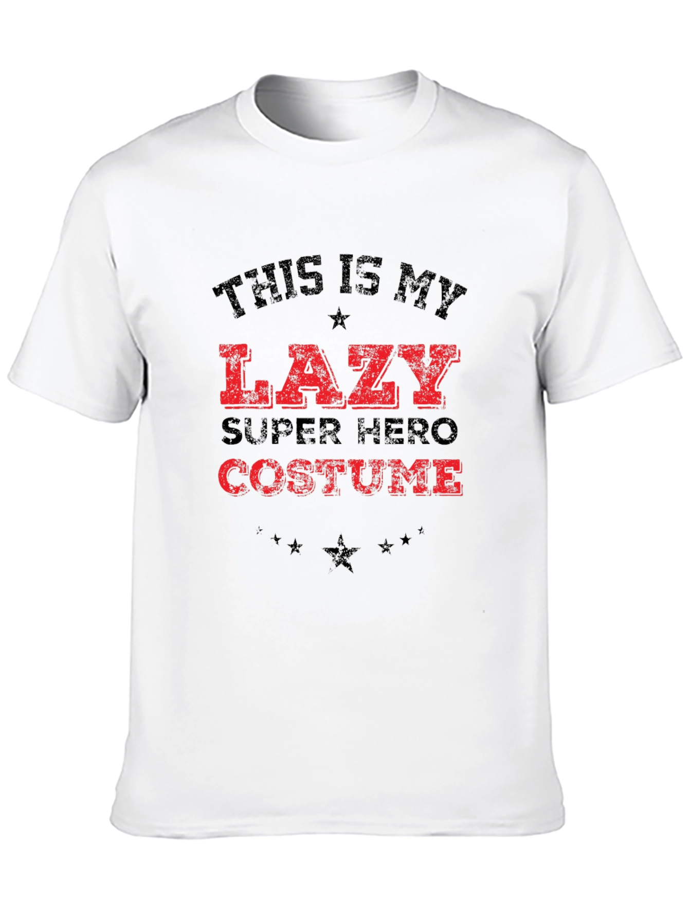 Lazy Superhero Costume T-Shirt