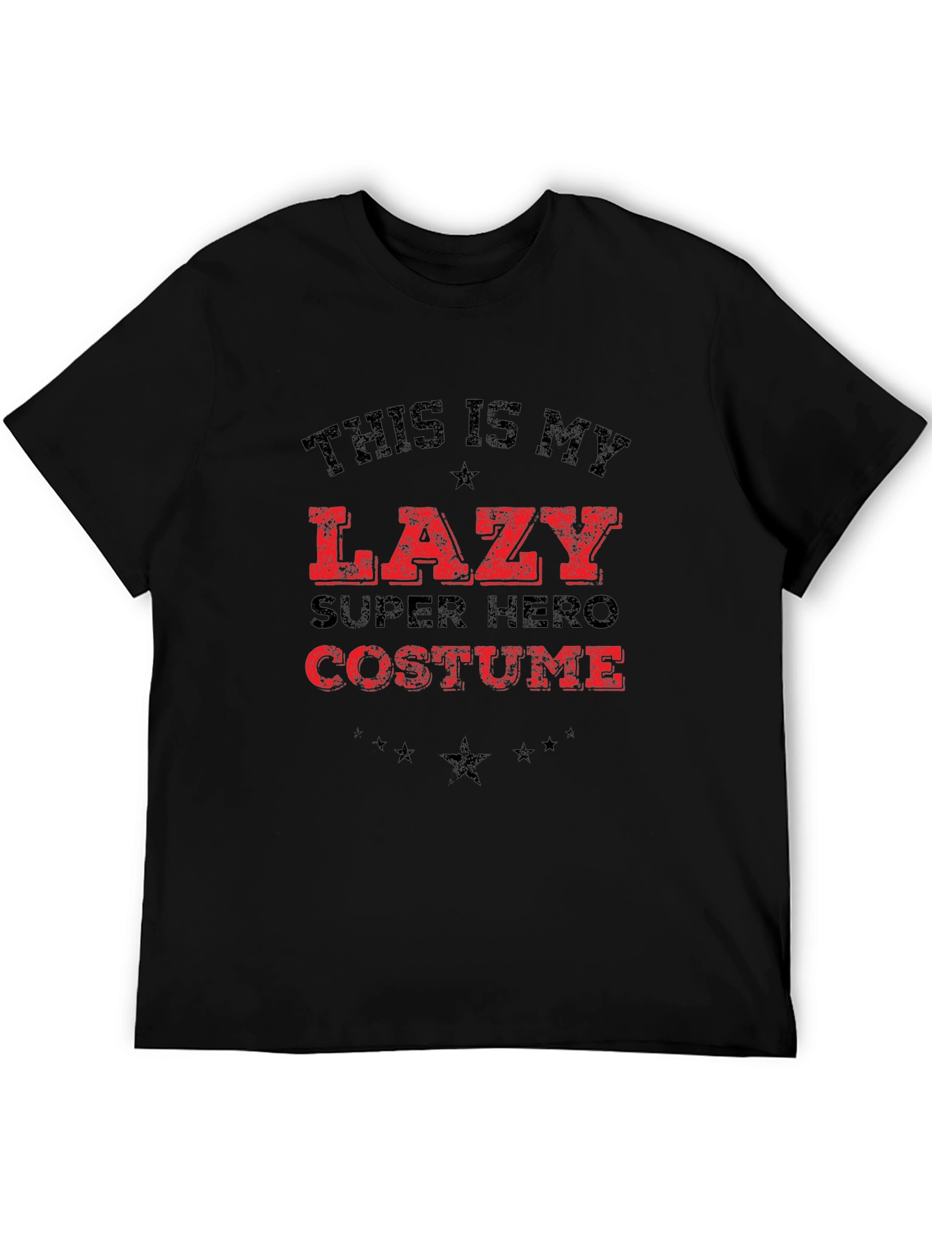 Lazy Superhero Costume T-Shirt