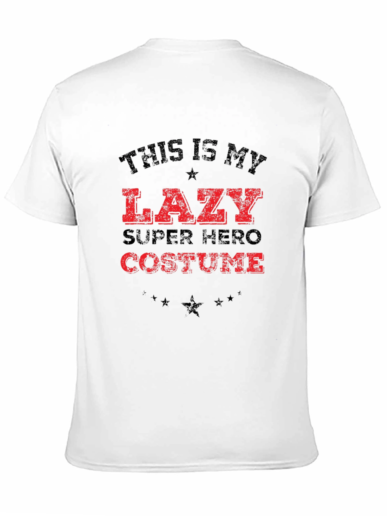 Lazy Superhero Costume T-Shirt