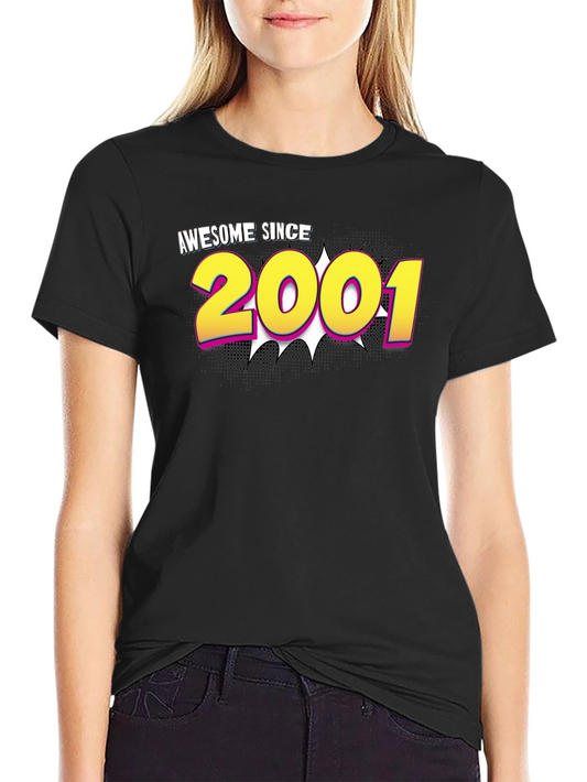 Awesome Since 2001 Graphic Tee - Birthday Gift