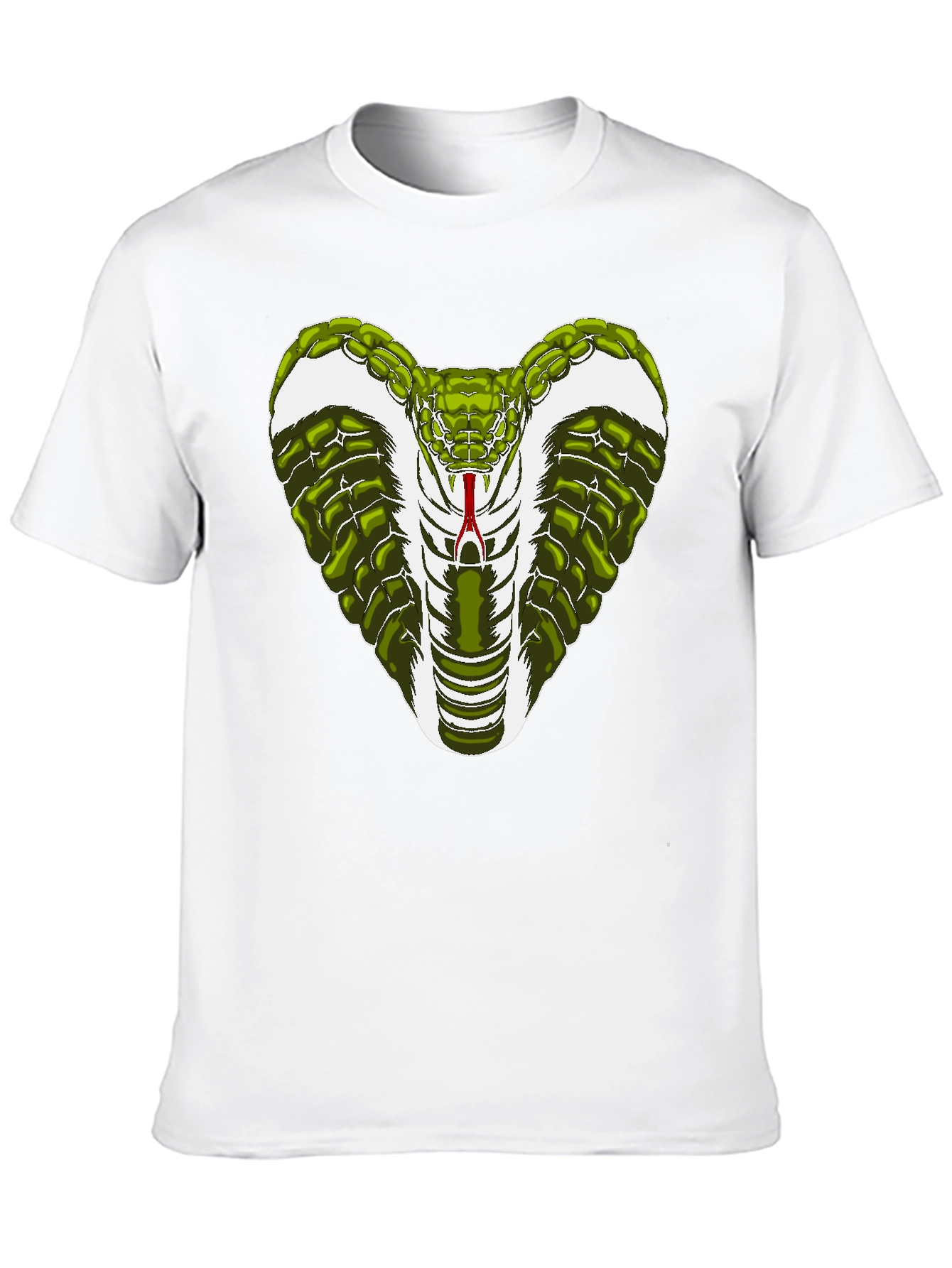 Cobra Snake Graphic T-Shirt - Mens Black Tee