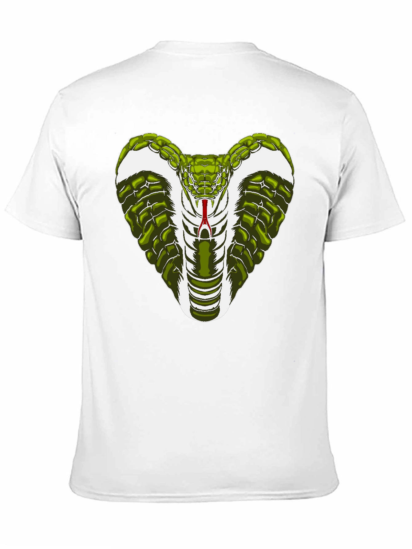 Cobra Snake Graphic T-Shirt - Mens Black Tee