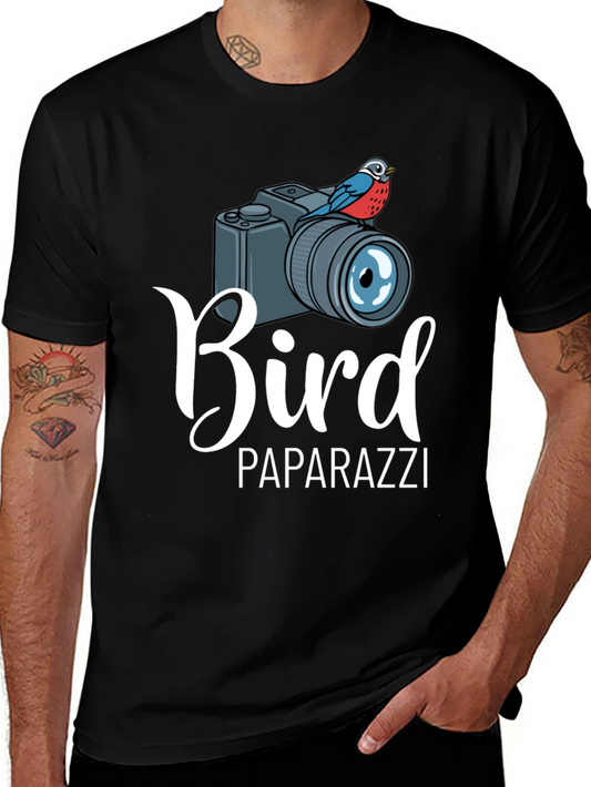 Bird Paparazzi T-Shirt Funny Photography Shirt