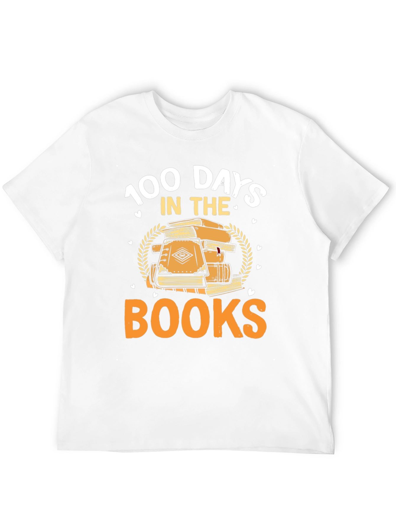 100 Days in the Books Black Graphic Tee