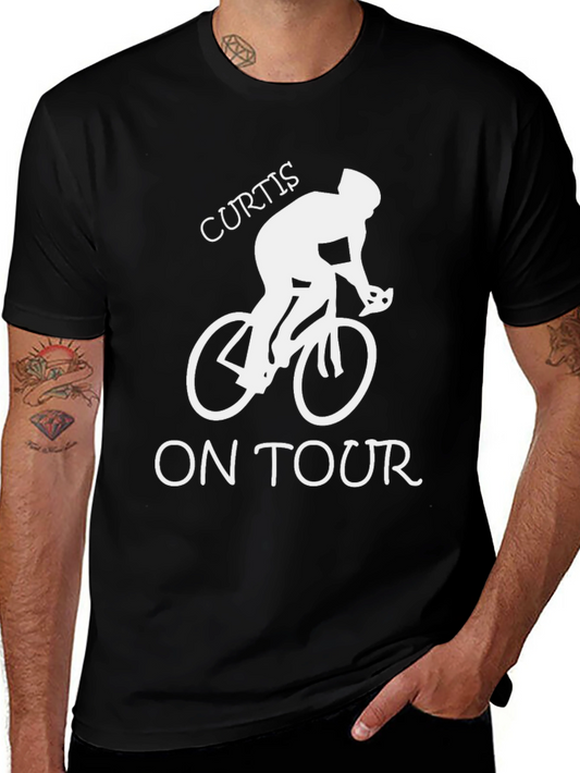 Curtis On Tour Black Graphic T-Shirt