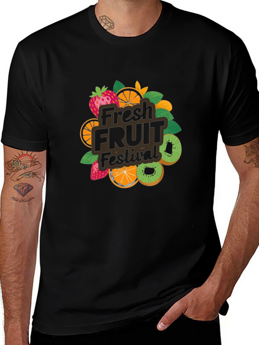 Fresh Fruit Festival Black T-Shirt