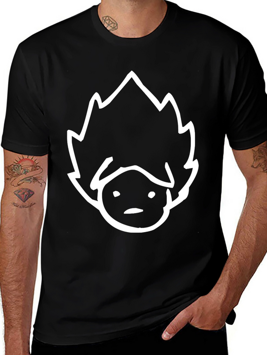 Funny Anime Vegeta Hairline T-Shirt