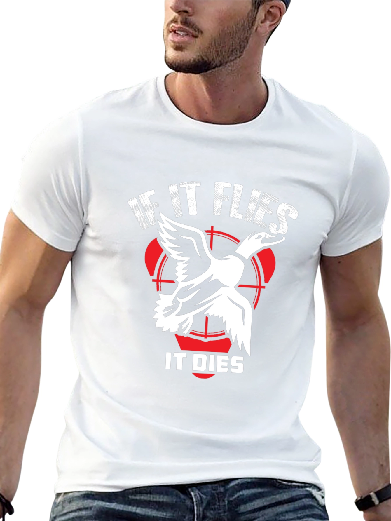 If It Flies It Dies Duck Hunting T-Shirt