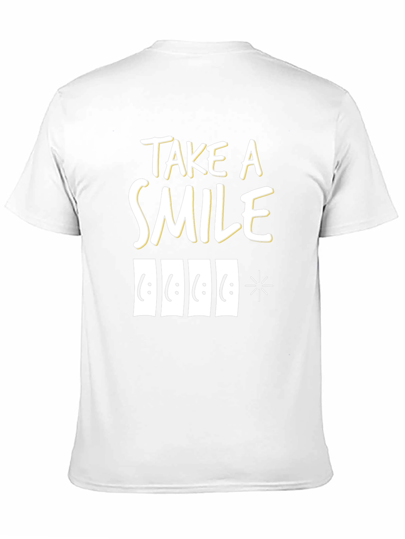 Take a Smile Graphic Tee - Unisex Black T-Shirt