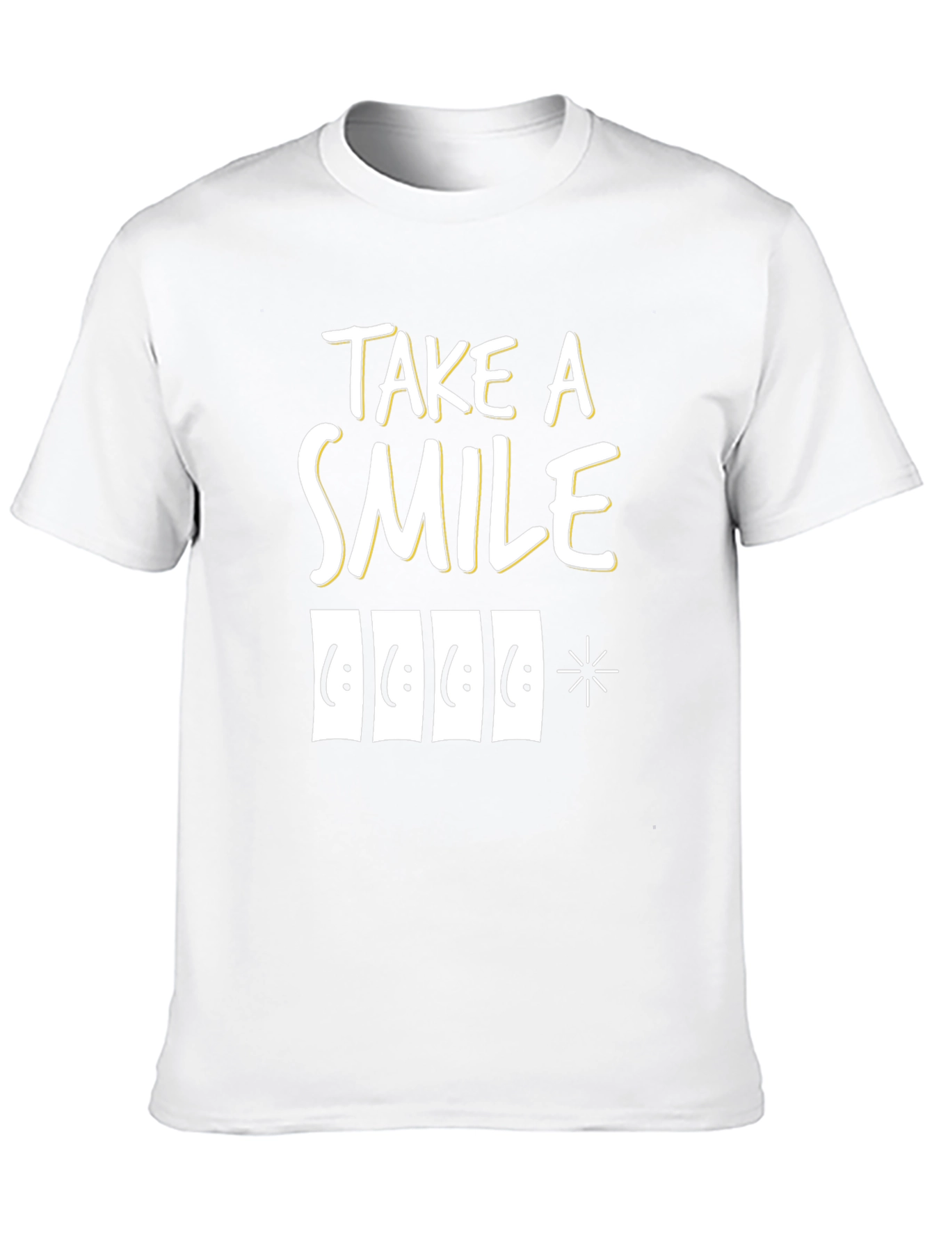 Take a Smile Graphic Tee - Unisex Black T-Shirt