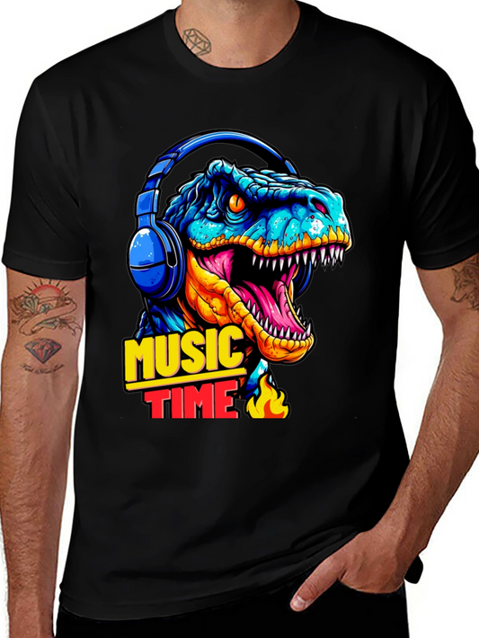 Dinosaur Music Time T-Shirt