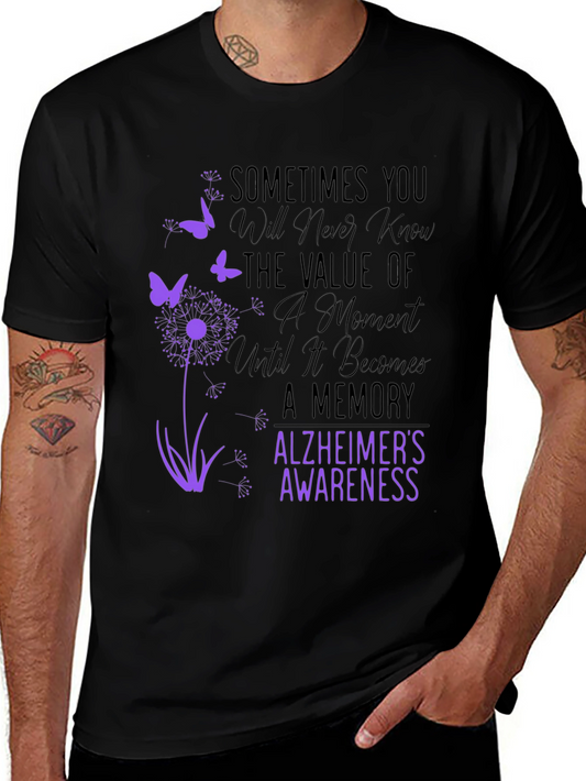 Alzheimers Awareness Graphic T-Shirt