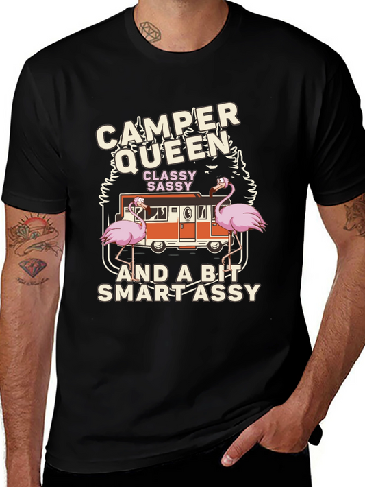 Camper Queen T-Shirt: Classy Sassy and Smart Assy